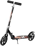 Más cómodo y más seguro: para asegurarse de tener una conducción cómoda y segura, el scooter de cercanías para adultos ofrece las siguientes características: sistema de plegado de 3 segundos, frenos de guardabarros traseros, empuñaduras de esponja suave y manillar con bloqueo, etc.