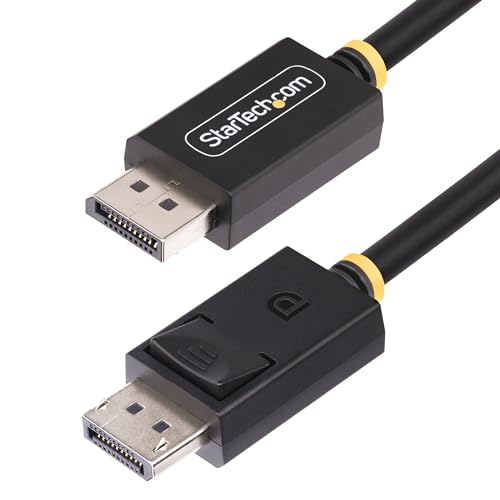 Câble DisplayPort 2.1 StarTech.com pour résoudre les sauts d'image sur écran 8K 60Hz
