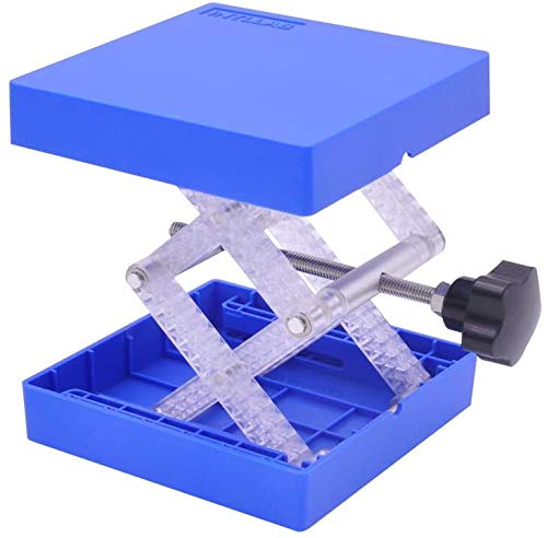 INTLLAB Lab Jack Laboratory Stand Table Scissor 100 x 100mm (4" x 4")