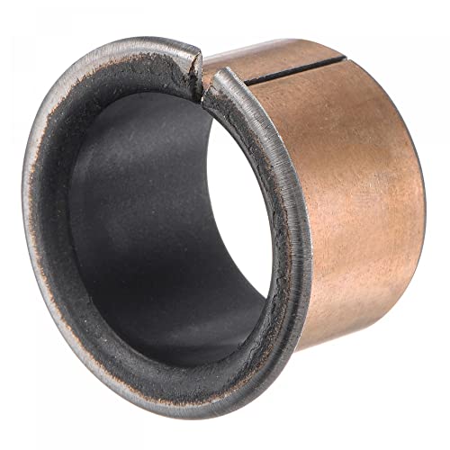 PTFE Lined Wrapped Plain Flanged Bearing - 30mm ID X 34mm OD X 16mm Long