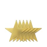 Amscan Elegant Foil Star Five Pack Party Cutouts Decoration, 9