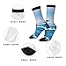 XZDWPY Jumping up dolphins Unisex Mid-Calf Socks 2 Black-1 Polyester Skin-Friendly Moisture-Wicking Fashionable Crew Socks