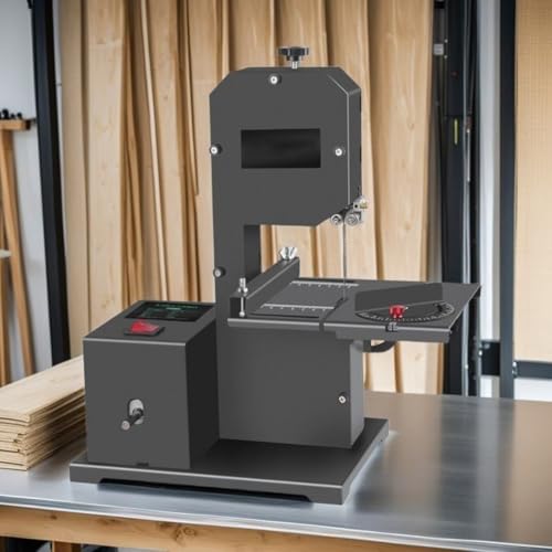 800W Benchtop Bandsaw, Desktop Woodworking Small Bench