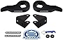 Supreme Suspensions - Front Leveling Kit for Chevy Silverado 1500HD 2500HD 3500HD 2WD 4WD 8-Lug Adjustable 1'-3' Front Lift Max-Torsion Keys + Shock Extenders Kit - Can Cooler Included with Purchase