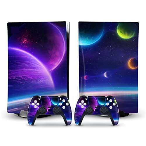 �ی� For PS5 Skin Disc Edition Anime Console And Controller Vinyl Cover Skins Wraps For Version(50820) �C�A�Ȃ��A�c�����Ȃ�