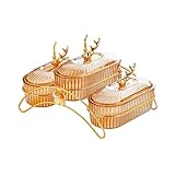 * 【Design créatif】 : Dotées d'un design chic et léger, ces assiettes à collation ajoutent à votre maison tout en étant pratiques pour présenter des fruits
