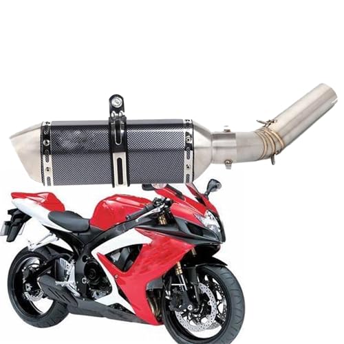 Échappement Complet Suzuki GSXR600 750 K6 K7 Tube Intermédiaire