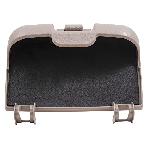 Brock Replacement Overhead Console Sunglasses Holder Box Tan Storage Bin Compatible With 2002-2007 F250 F350 F450 Super Duty Pickup Truck W/Out Sunroof 2C3Z 7811586 Baa #TOP2