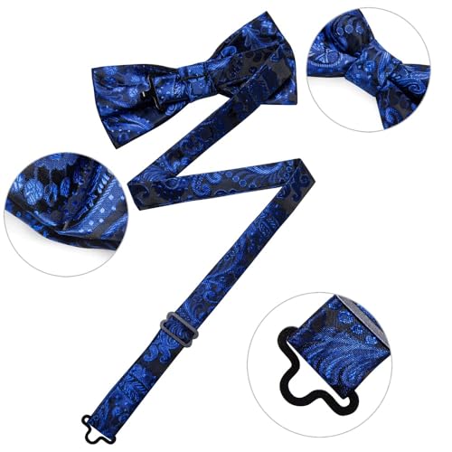 Corbata de moño para hombre para bodas y fiestas miniatura 4