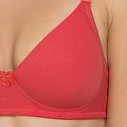 Image of Tweens - Heavily Padded Semi Push-Up Bra - Polyamide Fabric - 3 /4th Coverage, Wireless, Multiway Straps, Seamless - Everyday T-Shirt Bra