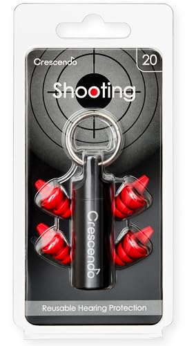 CRESCENDO 耳栓 射撃用 イヤープロテクター Shooting 20