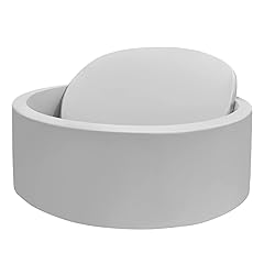 Foam Ball Pit, 35.4"x 11.8" Ball Pits for Toddlers, Soft Round Kiddie Baby Playpen Ball Pool for Kids, Ideal Gift for Babies Indoor and Outdoor Game, Grey, (Balls not Included)