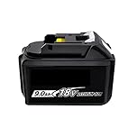，Compatible for Makita， Battery 18V 6Ah 9Ah Rechargeable Lithium Battery High Capacity ，Compatible for Makita，Cordles Power Tool Battery(18V 9Ah x1)