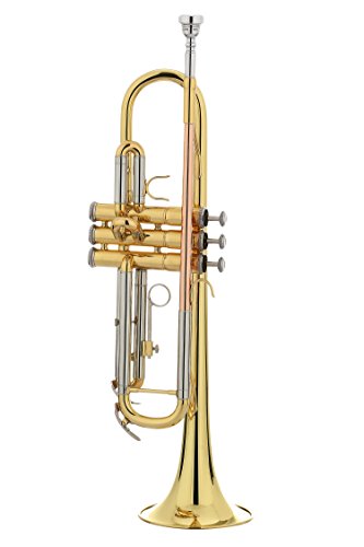 Kaizer Trumpet B Flat Bb Gold Lacquer TRP-1000LQRC