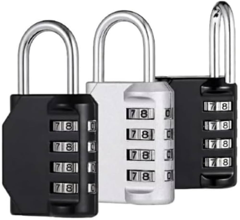 Amazon.co.jp: 鍵 ダイヤル式 4桁 南京錠 錆びない ステンレス