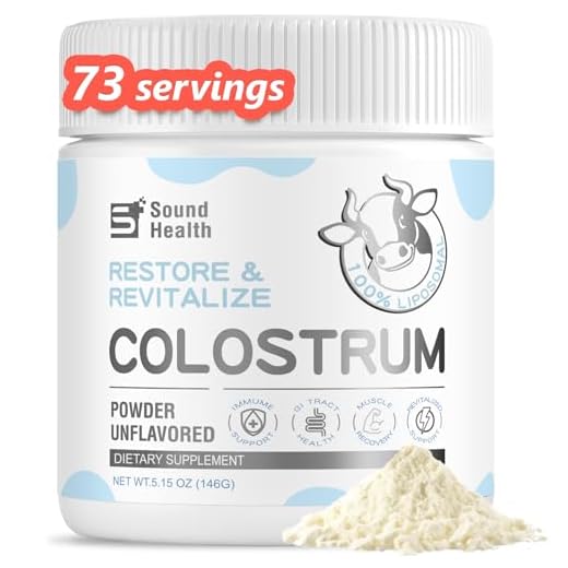 Colostrum Supplement Powder for Humans - Organic Bovine Colostrum Supplement for Gut Health, Hair Growth, Beauty, and Immune Support - Unflavored (73 Servings)