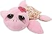 Unbekannt Li'l Peepers 14198 - Suki Stofftier Schildkröte Flora mit Blumen Panzer, 15 cm, rosa