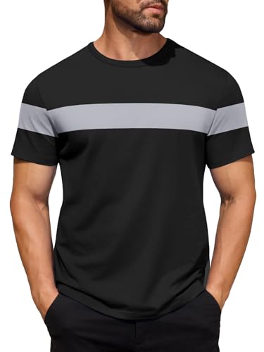 3 Pack Men's T-Shirts Short Sleeve Crew Neck Casual Shirts Soft Summer Comfort Tee for Daily Wear4