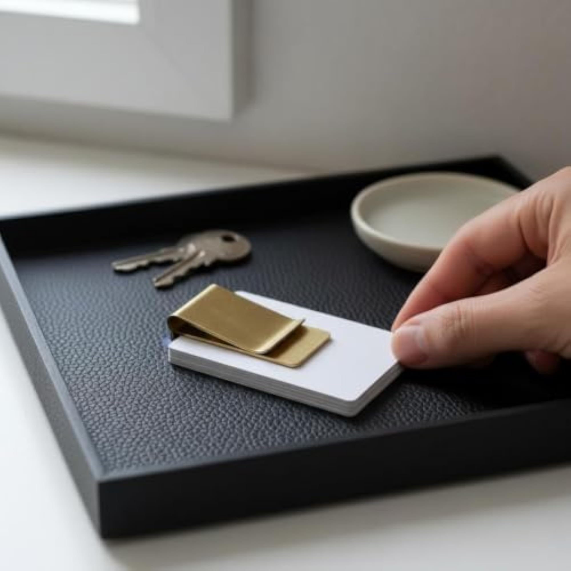 Versatile Stainless Steel Money Clip, Credit Card Holder