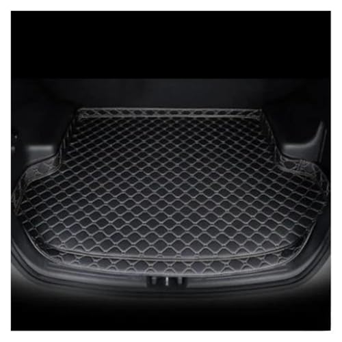 Tapis de coffre pour Mitsubishi Pajero V73 V77 en moquette premium noir et beige
