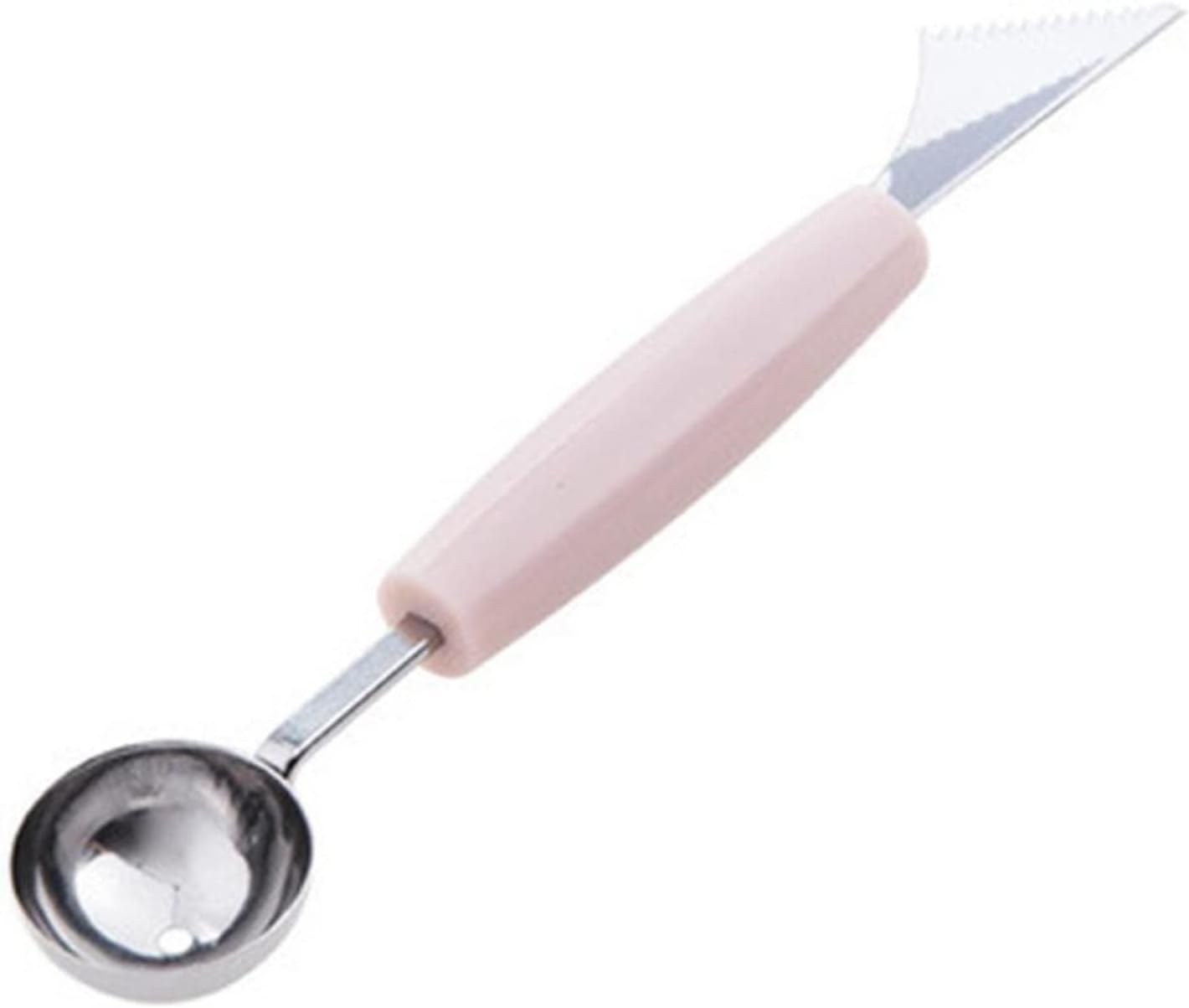 Ice Cream Scoops Double Stainless Steel Fruit Watermelon Ice Cream Scoop(Blue)