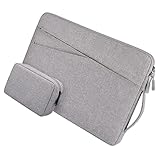 POPETPOP 2 piezas Funda para Portátil Resistente al Agua con Protección Anticaídas y Antiarañazos Ligera y Portátil Incluye Bolsa Pequeña Maletín para Ordenador y Tablet