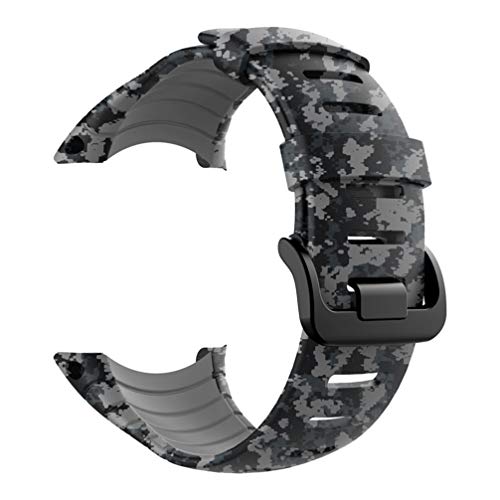 Hemobllo Replacement Watch Band for Series Gray Camo Tpu Material Fashion Watch Strap Easy to Wear