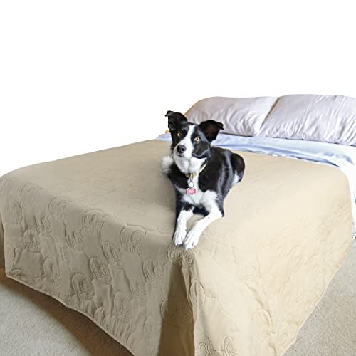 Kritter Planet Manta Impermeable para Perros, Resistente a Las orinas, para Cama de sofá, Perros pequeños, medianos, Gatos, Manta para Asiento de Coche, Resistente a los líquidos, Lavable, 80 x 60 Cover