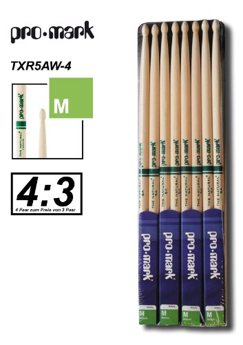 ProMark txr5aw-4 American Hickory baquetas