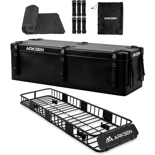 ARKSEN 64"x23"x6" Skinny Roof Rack Basket