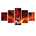 Pangoo art Frameless 5 Pcs Japanese Anime Naruto Poster Print Canvas Painting Wall Decor (Naruto,8x12 x2pcs,8x16 x2pcs,8x20 x1pcs)