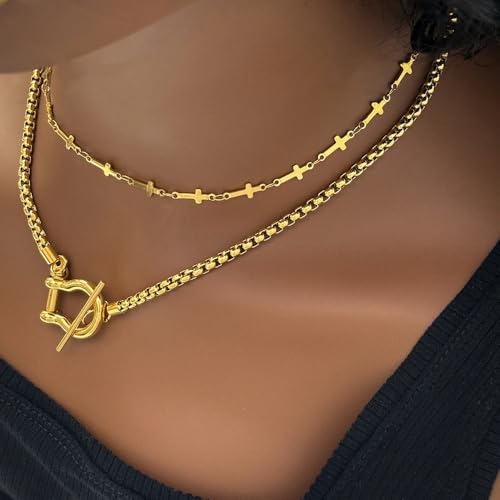 Collier pendentif en fer à cheval classique tenue de bureau - 6