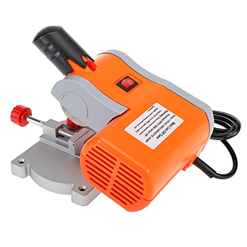 LuckyHigh Mini serra de esquadria de corte de bancada lâmina de 5 cm profundidade de corte de 1,27 c