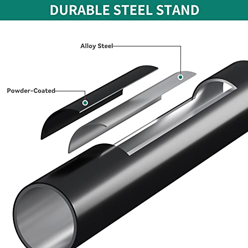 Yitahome Outdoor Porch Swing, 3 Person Patio Swing Chair With Adjustable Canopy, Removable Cushion,Suitable For Garden, Poolside, Balcony-Beige & Grey #TOP4