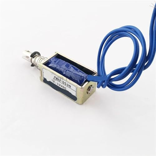 Électroaimant solénoïde push pull TAU-0530 DC 12V 24V cadre ouvert 700g