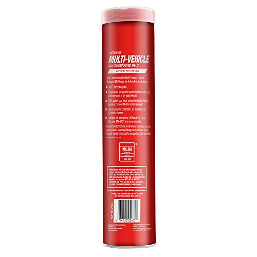 Red Line Grease - CV-2 Extreme Pressure - Synthetic - 14 Oz Cartridge Set Of 6 80422