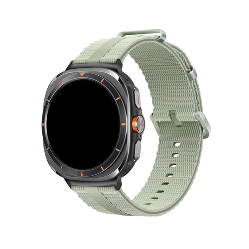 [PLYYQZM] �V���R���X�g���b�v,�ɍ��� Sam su ng Galaxy Watch Ultra/Ultra2 47mm 2024 2025 �����X�|�[�c�o���h�u���X���b�g�ɓK�p(04# gray green green,-Black)