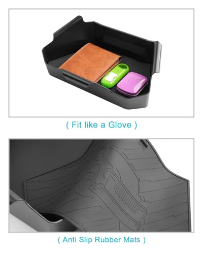 Image of CDEFG for 2022-2026 Ford Maverick Under Seat Storage Tray | for 2022-2026 Ford Maverick Truck Accessories Console Front Underseat Drawer Secret Storage Box Hidden Organizer