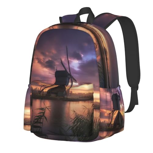 Sac à dos d'écolier mixte, grand sac à dos décontracté voyage et école