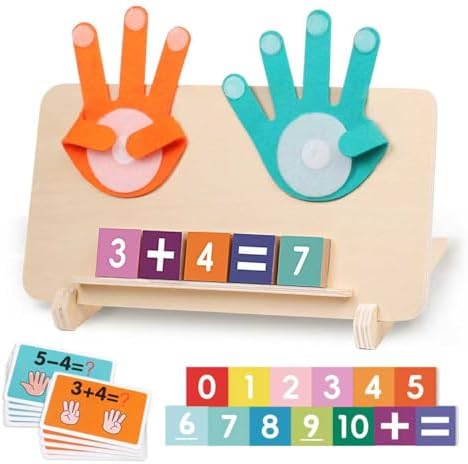 ➕ Juguete Montessori Matemáticas - Contando Juego de Aprendizaje
