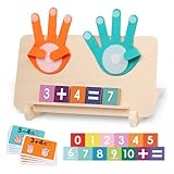 Jouets Montessori Mathématiques Jouet de Comptage en Bois pour Enfants 3 Ans...
