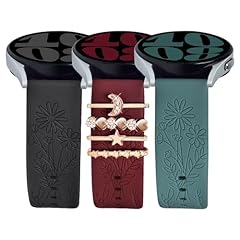 Black/Burgundy/Green/4 Decorative Rings