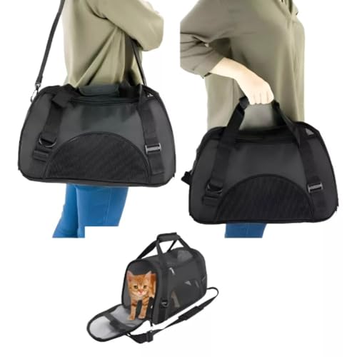 Bolsa Transporte Cachorro Gato Nylon 8kg Viagem Avião Carro