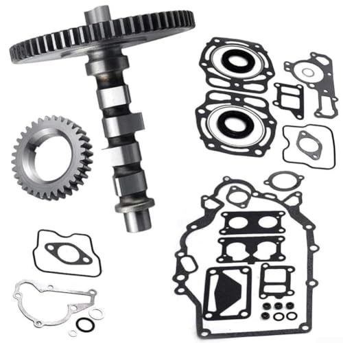 Kit d'arbre à cames avec engrenage droit pour moteur FD620D, lot de pièces de réparation de train de soupapes robuste compatible avec tracteur de pelouse Mule 2500 4010, remplace 12044-0803 59051-2112 – vue 3