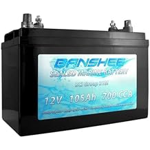 Banshee BCI Group 31M Dual Purpose Deep Cycle Sealed AGM Marine & RV Battery