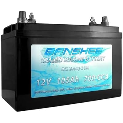 Banshee BCI Group 31M Dual Purpose Deep Cycle Sealed AGM Marine & RV Battery