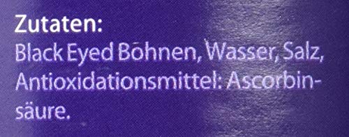 mamma lucia Black Eyed Bohnen - Schwarzaugenbohnen, 12er Pack (12 x 425 ml)