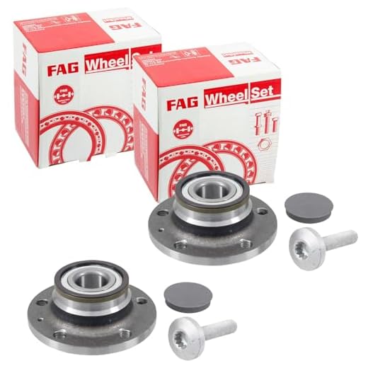 BandelOne enthält 2x FAG Radlagersatz hinten für A3 Golf 5+6 Jetta 4 Passat 3C
