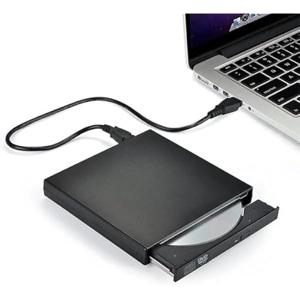 Odtwarzacz DVD, USB 2.0 przenośny zewnętrzny odtwarzacz CD DVD Ultra Speed Disc MP5 Player