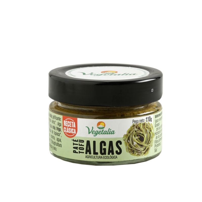 PATE DE ALGAS Y ESPINACAS pequeño 110gr. BIO